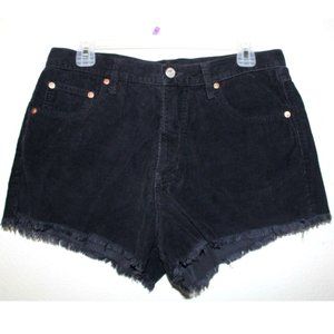 Garantie de Qualite Express Women's Junior Corduroy Shorts Navy, Size: 11/12